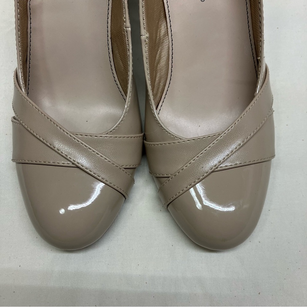 Life Stride Adara Simply Comfort Beige Pump chunky Heel - 7.5M - Picture 5 of 7